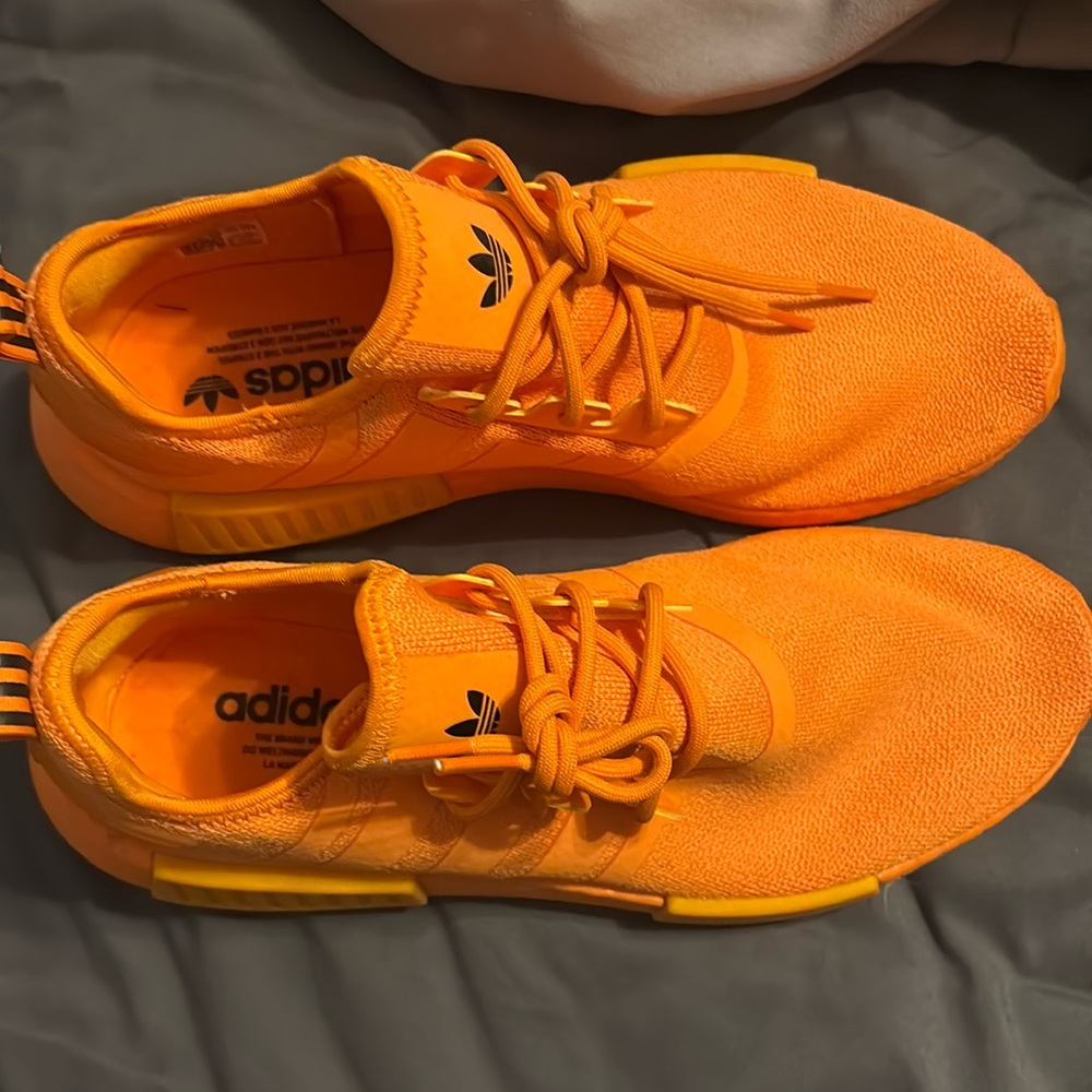 Orange nmd Addidas women 91/2